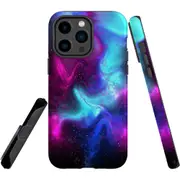 For iPhone 14 Pro Max Case Tough Protective Cover, Abstract Galaxy