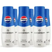 SodaStream Pepsi Original Syrup Mix 440mL Pack 6 BULK