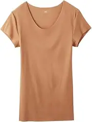 [Gunze] in.T Cut Off Series Men's Inner Shirt, Crew Neck T-Shirt, Sweat Absorbing Pad Included