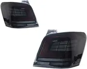 LED Tail Lights Assembly Compatible For Mercedes Benz GLK GLK260 GLK300 2009-2015 Style Full LED Dynamic Turn Signal(Smoke one set)