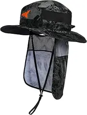 [KastKing] Sol Armis UPF 50 Boonie Hat - Sun Protection Hat, Fishing Hat, Beach & Hiking Hat, Paddling, Rowing, Kayaking - Breathable Fabric - Comfortable - Prym1 Camo