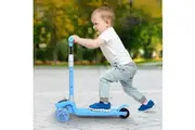 Bopeep Foldable Kids Scooter 3 Wheels Blue