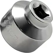 MagiDeal 27mm Low Profile Wrench Socket Steel Spare Parts Durable Sockets 3/8" Drive Removal Installer Tool for All 27mm Caps