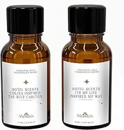 MELIDA'S Hotel Aroma Diffuser Oil, 15ml Each, Set of 2, Inspired by Best Hotel Fragrances, MY WAY, RITZ CARLTON