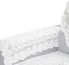 Warmtree 6 Pcs Lace Sofa Throw Cover Armchair Slipcovers Sofa Back Covers Table