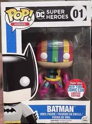 Funko Pop! DC Comics Batman (Rainbow) #01 2016 NYCC Exclusive W/Protector!!