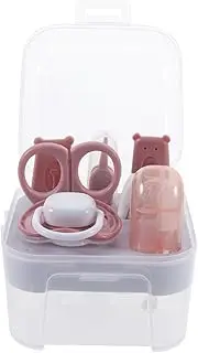 GARVALON 1 Set Nail Trimming Tools for Nail Clipper Newborn Nail Clipper Nail Cutter Nail Grooming Kit Toenail Clipper Nail Kit Nail Clippers Metal Pink