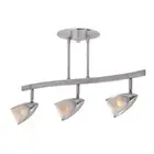 Access Lighting Comet 3 Light Semi-Flush, Brushed Steel - 52030LEDDLP-BS-OPL