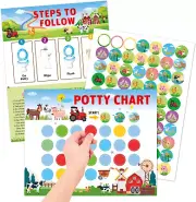 Potty Training Sticker Chart Potty Training Chart,10 Pcs Potty Training Sticker