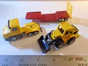 SIKU die cast Tractor Low Loader with Excavator mint. 1/87