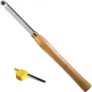 Finisher Woodturning Tool Wood Lathe Carbide Tipped Bended Chisel Tool with 1...
