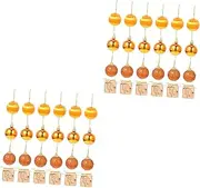 [BESPORTBLE] 48 Pcs Christmas Tree Decoration Christmas Ornaments Christmas Tree Ornaments Mini Decor Decorative Xmas Balls Baubles Set Christmas Balls Pendants Shatterproof Christmas Ball Set