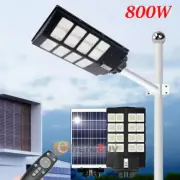 800W Outdoor Solar Wall Light LED Motion Sensor Bright Flood Street Lamp 3 Modes
