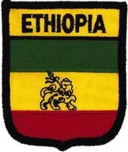Embroidered International Patch National Flag of Ethiopia NEW bunting