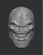Spawn Ver E 1:10 scale unpainted Head 7" Mcfarlane Action Figure