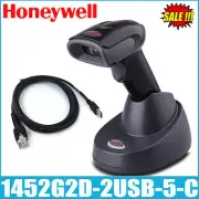 Honeywell 1452G2D-2USB-5-C Voyager Bluetooth Wireless Barcode Scanner Kit + Base