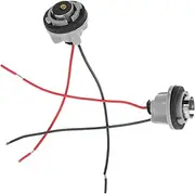 Tail Light Socket Harness for Car 2pcs Pre-Wired Single Filament Connector Universal Automotive Light Socket Wiring Harness