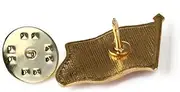 [SHERCHPRY] Usa Flag Brooch Pin Metal Badge Lapel Pin for Fashion Outfits and Collection