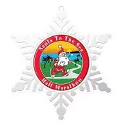 TrophyPartner Snowflake Christmas Ornament with Your Custom Artwork (Pack of 50)