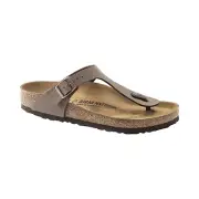Birkenstock Gizeh Birkibuc Slide Sandals - Mocca, Size 37 EU/L:6 M:4 [0043751]