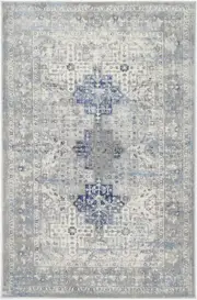 Sustaina Navy Blue Oriental Rug