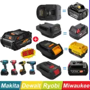 Converter Adaptor For Makita Dewalt Milwaukee Ryobi 18V Li-ion Battery Adapter