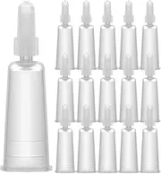 LALAFINA Bottle Hand Protection 50pcs Tpe Tips 1ml Mini Dispensing Replacement Tips for Bottles Leakproof Design