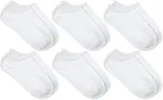 [Jefferies Socks] Little Girls' School Uniform Low Cut Seamless Sock (Pack of 6)