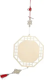 Operitacx Boys and Girls DIY Decor Vintage Wood Pendant for Classroom Home Office Decoration