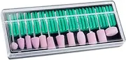 12 Pack Nail Art Sanding Bits Nail Buffing Heads for Nail Drill Tool Manicure Tool Accessory Made of Fine