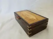 Claro Walnut Small Valet with Olive panel