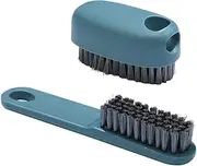 FOMIYES Long Scrubbing Brush 2-Piece Soft Bristle Laundry Brush Household Cleaning Tools
