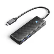 [PAPW2AC-C3-015-BK] 4 Port Hub Type-C to USB 3.0 / Type-C PD 100W High Speed 5Gbps