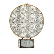 ISOKI Adeladie Change Mat Purse Black/Tan Two Tone