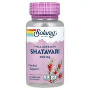 Solaray, Vital Extracts, Shatavari, 500 mg, 60 VegCaps