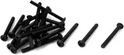 uxcell M3 x 30mm Alloy Steel Hex Socket Button Head Screws Black 20 Pcs
