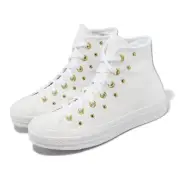 Converse Chuck 70 HI White Gold Metallic Women Casual LifeStyle Shoes A06808C