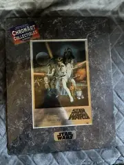 Star Wars Print Zanart ChromArt Collectibles 1994 w/ Certificate of Authenticity