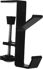 GRADENEVE Portable Desk Purse Hanger Hook Sleek Metal Bag Hook for School Office Space Saving for Handbags Headphones Convenient Desk Organizer for Clutter Spaces