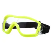 Safety Glasses, Anti-Fog Protective Work Goggles for Industrial Lab, Yellow