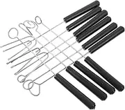 FONDOTIN 10pcs Chocolate Dipping Forks Candy Fondue Tools for Cheese Melting for Fondue Parties and Marshmallow Roasting Kitchen Gadgets