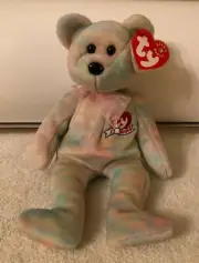 "CELEBRATE" TY Beanie Baby Bear - Ty's 15th Birthday - w/Swing Tag