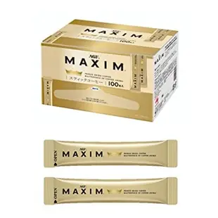 日本 AGF 100入 Maxim即溶咖啡系列 隨身包 無糖 黑咖啡 盒裝 現貨 日本金罐