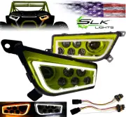 Polaris RZR LED Headlight Halo Switchback XP Turbo 1000, 900, General (Lime SB)