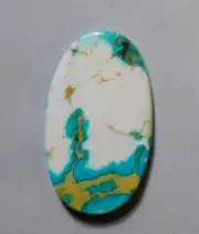 26.80 Cts Sea Sediment Jasper Cabochon Loose Gemstone 38X22.3X4MM