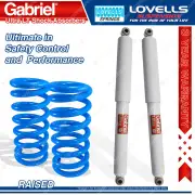Rear Raised HD Gabriel Ultra LT Shocks + Lovells Springs for Nissan Terrano R20