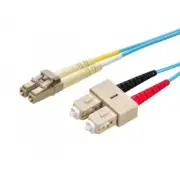 Monoprice 45894 MONOPRICE MULTI-MODE OM4 FIBER OPTIC CABLE - LC-SC UL 2MM 50/125