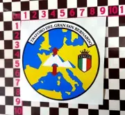 St Bernard's Tunnel Italian Travel Sticker - Fiat 500 126 Alfa Romeo Lancia 650