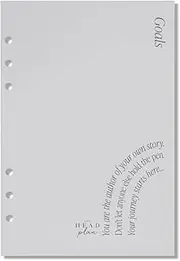 The Head Plan Goals Pack Planner Refills | Filofax A5 Compatible Inserts | Productivity & Goal Setting Pages | 88 Pages