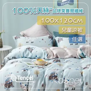 ＶSIX薇瑟思 100% 萊賽爾天絲 兒童涼被【100x120公分】兒童節 艾草抗菌Tencel 親膚 可超取 巴麗維亞